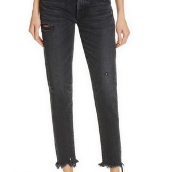 Moussy Vintage distressed skinny Black jeans - Picture 3 of 6